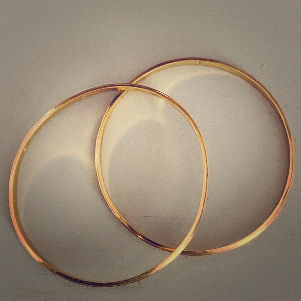 21kt gold bangles